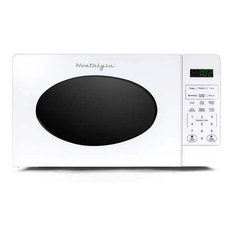 Nostalgia 0.7 Cubic Feet Countertop Microwave