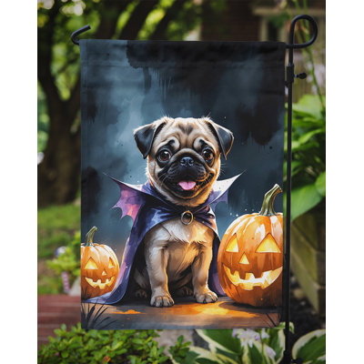 Drapeau de jardin chiot Halloween