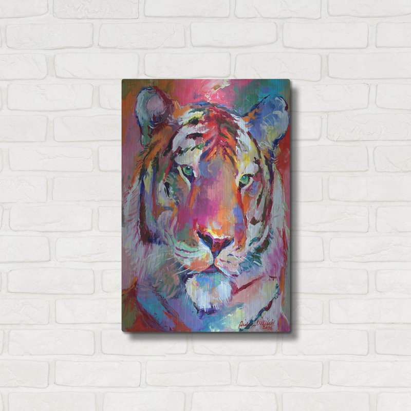 " Tiger 4 " by Richard Wallich, 24" H x 16" W