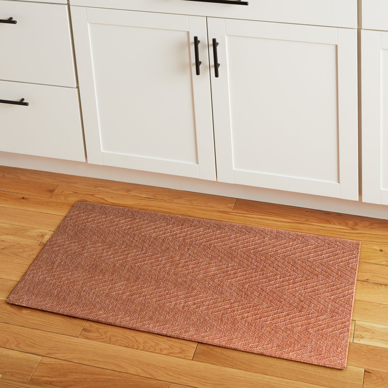 Tapis rouille texturé uni Tax, Rectangle 23,62 po x 35,43 po