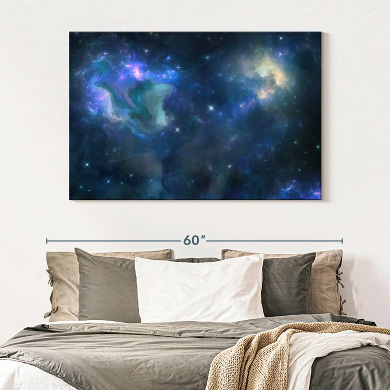Oberle Space Nebula, 34" H x 51" W