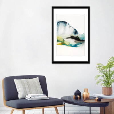 «Abstract Terrain III» par Sisa Jasper - Estampe numérique sur toile tendue avec châssis