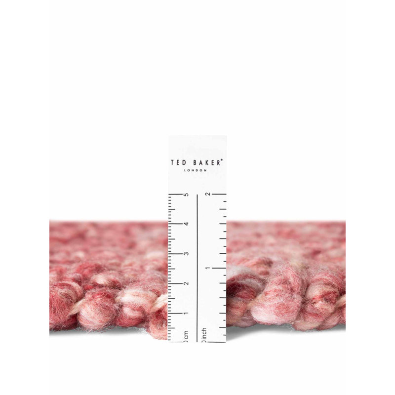 Despoina Hand Woven Area Rug, Rectangle 120 x 170 cm, Pink
