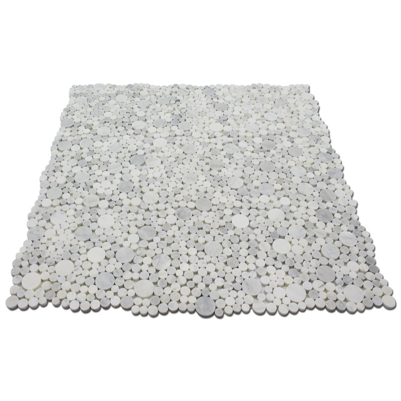 Bubbles 1" x 1" Marble Random Wall & Floor Tile