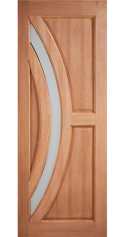 Harrow Glazed Hardwood External Door, 1981mm H x 838mm W x 44mm D