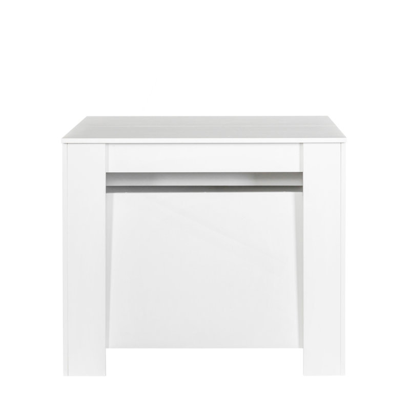 Multifunctional Extendable Console Table, White