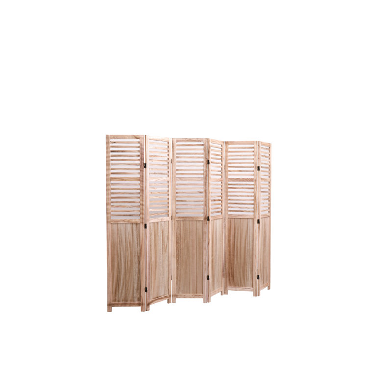 6 cloisons pliantes en bois massif naturel, l 82,8 po x H 65 po pour la barrière intérieure de la maison, espace