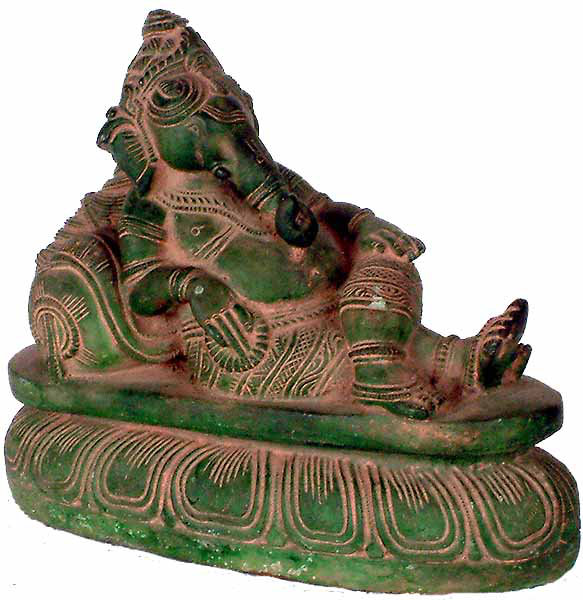 Religious & Spiritual Statue, Green