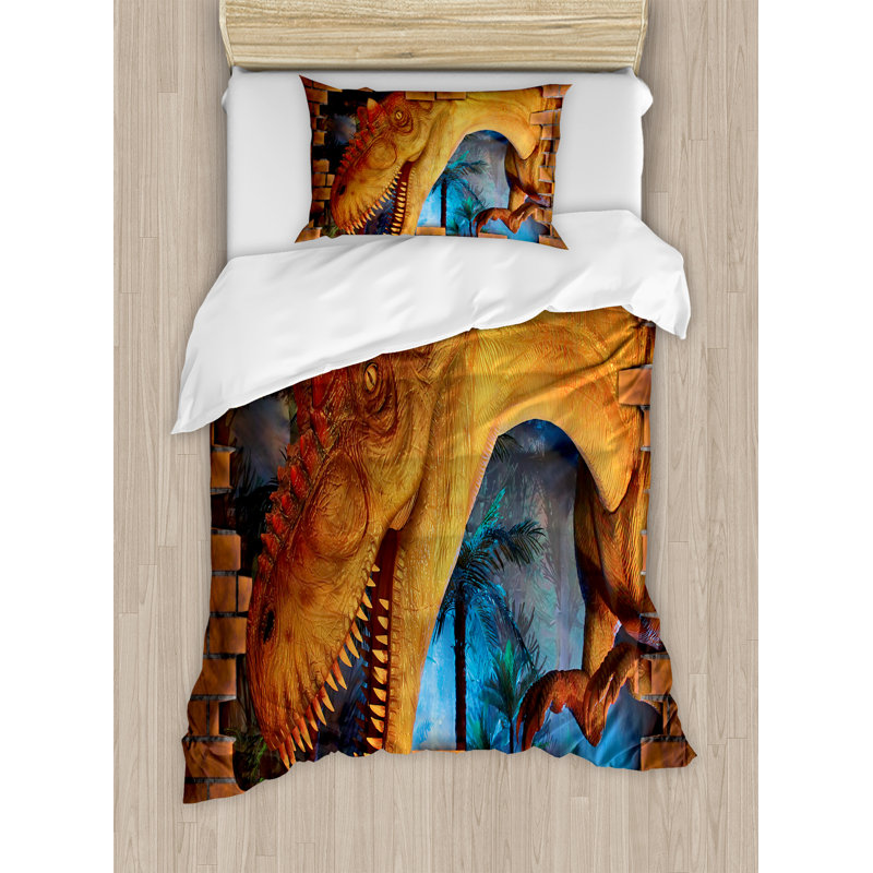 Ensemble de housse de couette dinosaur, Simple