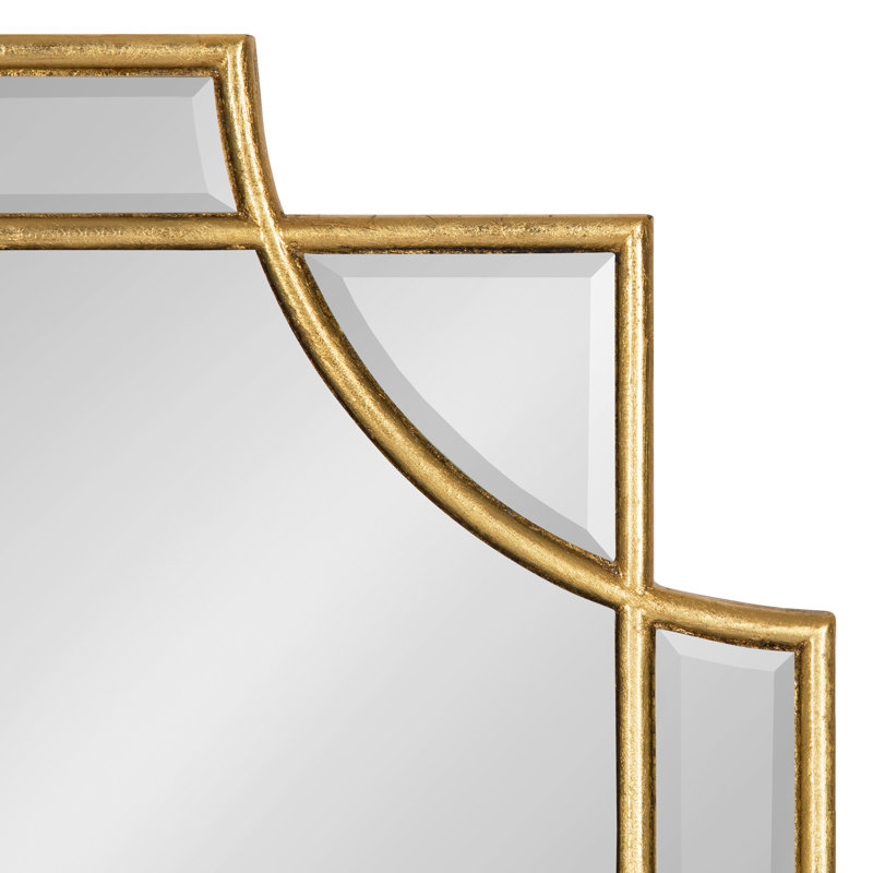 Ocilla Flat Mirror, Gold, 42" x 16"