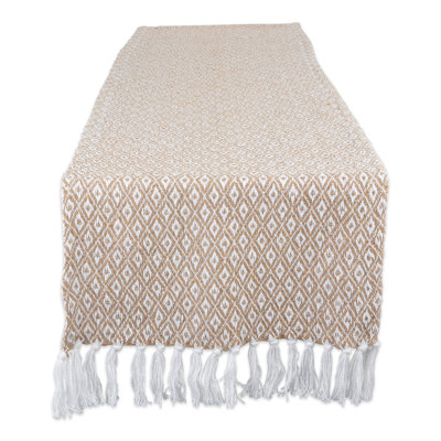Anoka Geometric 100% Cotton Table Runner