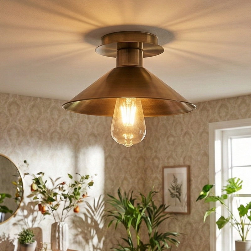 Plafonnier semi-encastré 1 lumière
