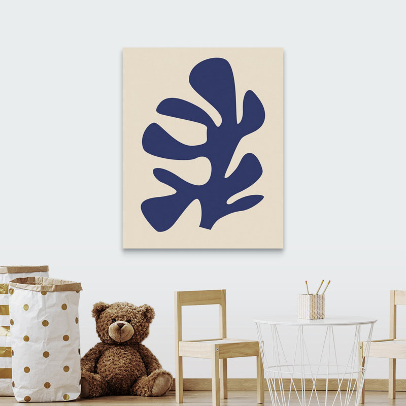 Art sur toile pour enfants corail ix, H 45 po x l 36 po x P 1,2 po, Toile tendue avec châssis / rose / vert