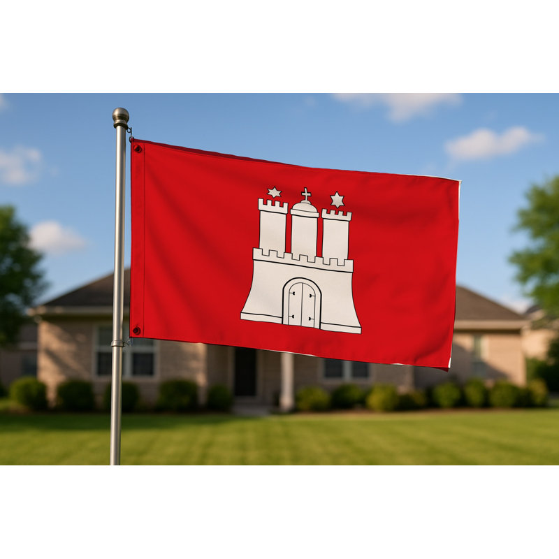 Hamburg City Flag — Flag
