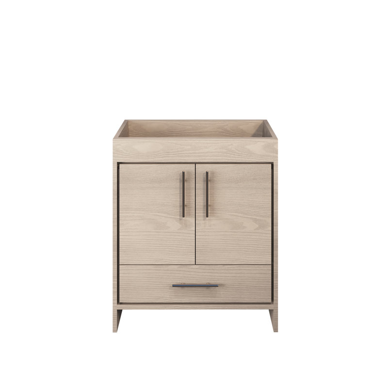 Base de meuble-lavabo simple 29 po Volpa, Gris cendré