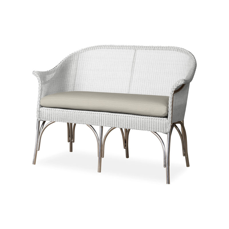 All Seasons Outdoor 2 - Seat, White, Bamboo Bay Sky