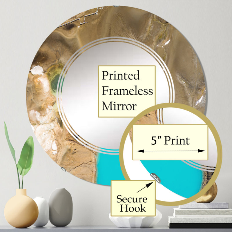 Miroir de salle de bain sans cadre, 24 po x 24 po