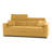 Bellinda Italian 81" Modern Stain and Abrasion Resistant Performance Fabric Queen Size Sleeper Square Arm Sofa Bed with Adjustable Headrests-59051733