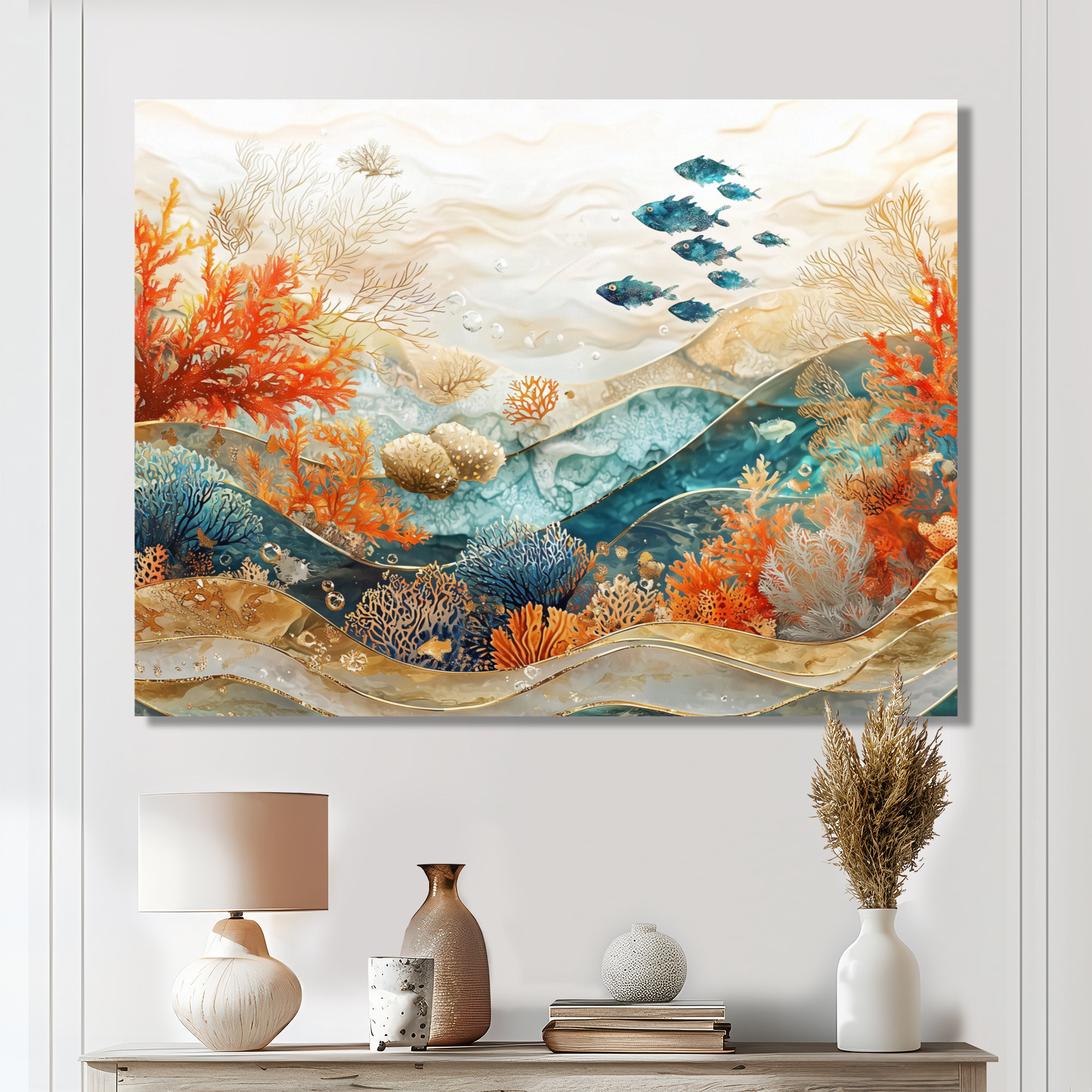 Coral Wall Art - Etsy