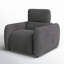 Pompeo Upholstered Recliner Armchair-1287284501