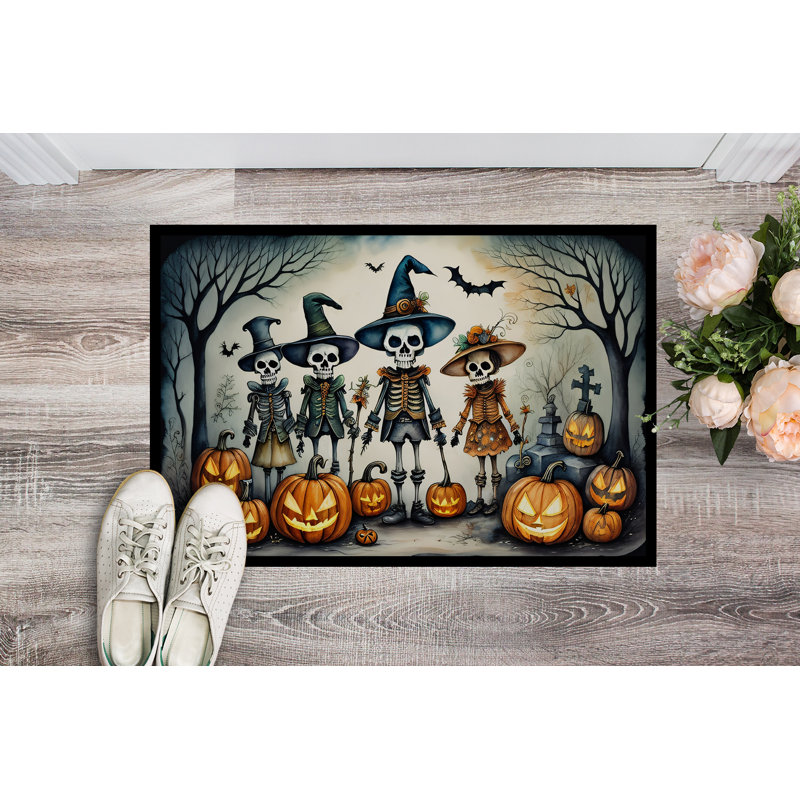 Calacas Skeletons Spooky _2226, L 18 po x L 27 po