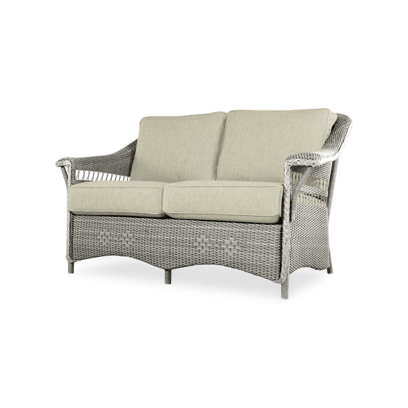 Nantucket Outdoor 2 - Seat Loveseat, Loveboat Mint, Pewter