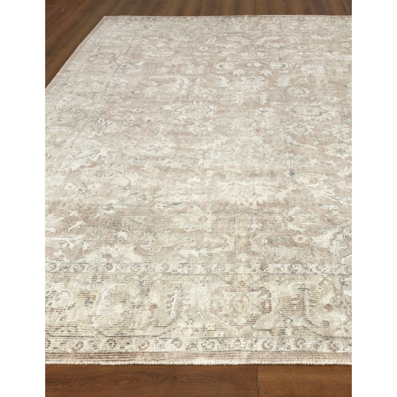Tuscany Oriental Area Rug in Tan, Rectangle 12' x 15'