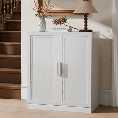 Solid Wood Accent Storage Cabinet