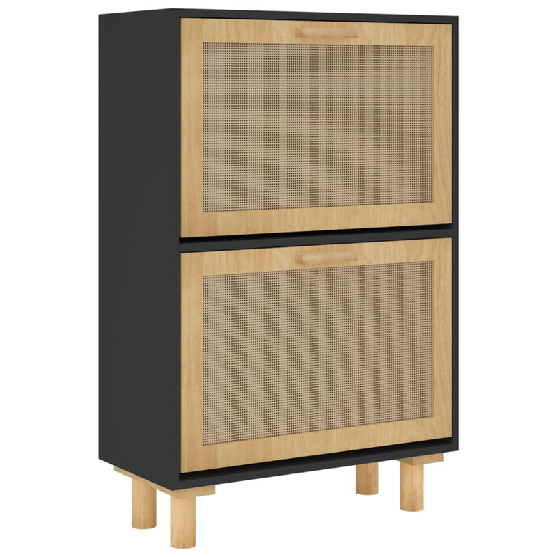 Flip Down Shoe Storage, Black
