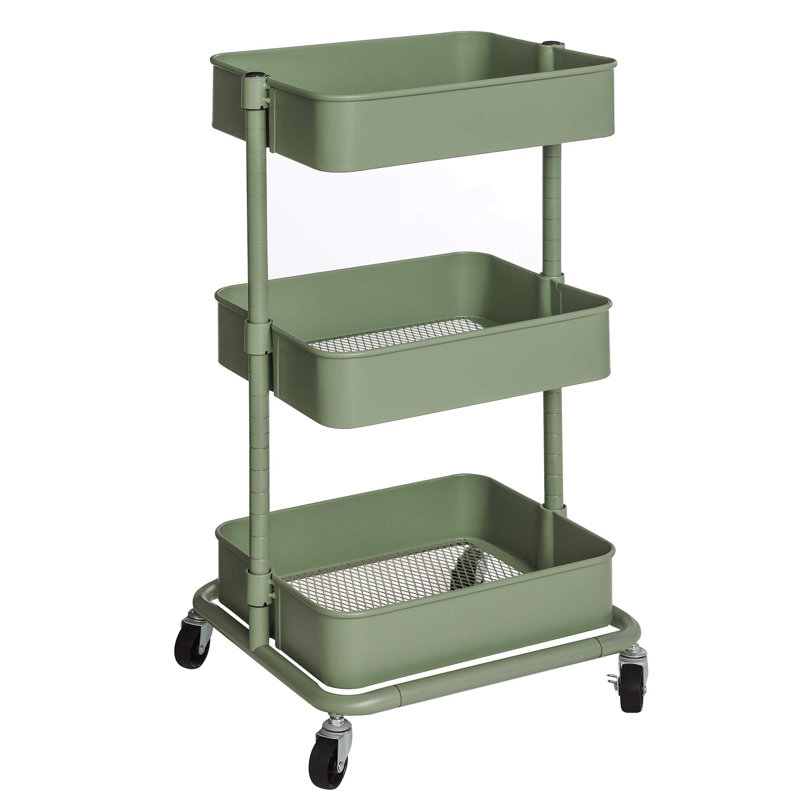 73.5cm H x 43cm W Rolling Cart with Wheels