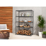 5 Tier Industrial Wire Shelving