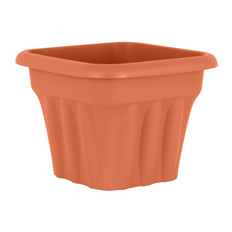 Wham Vista 33cm Square Planter Pack of 4 Terracotta