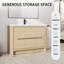 Ensemble de meuble-lavabo simple autoportant 48 po avec plateau en résine 48 po-2024603454