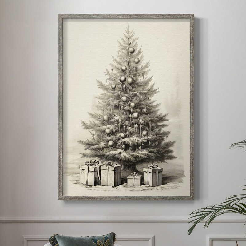 «Christmas Holiday Art CDL XXXVII», reproduction encadrée - bois massif, H 11 po x l 9 po