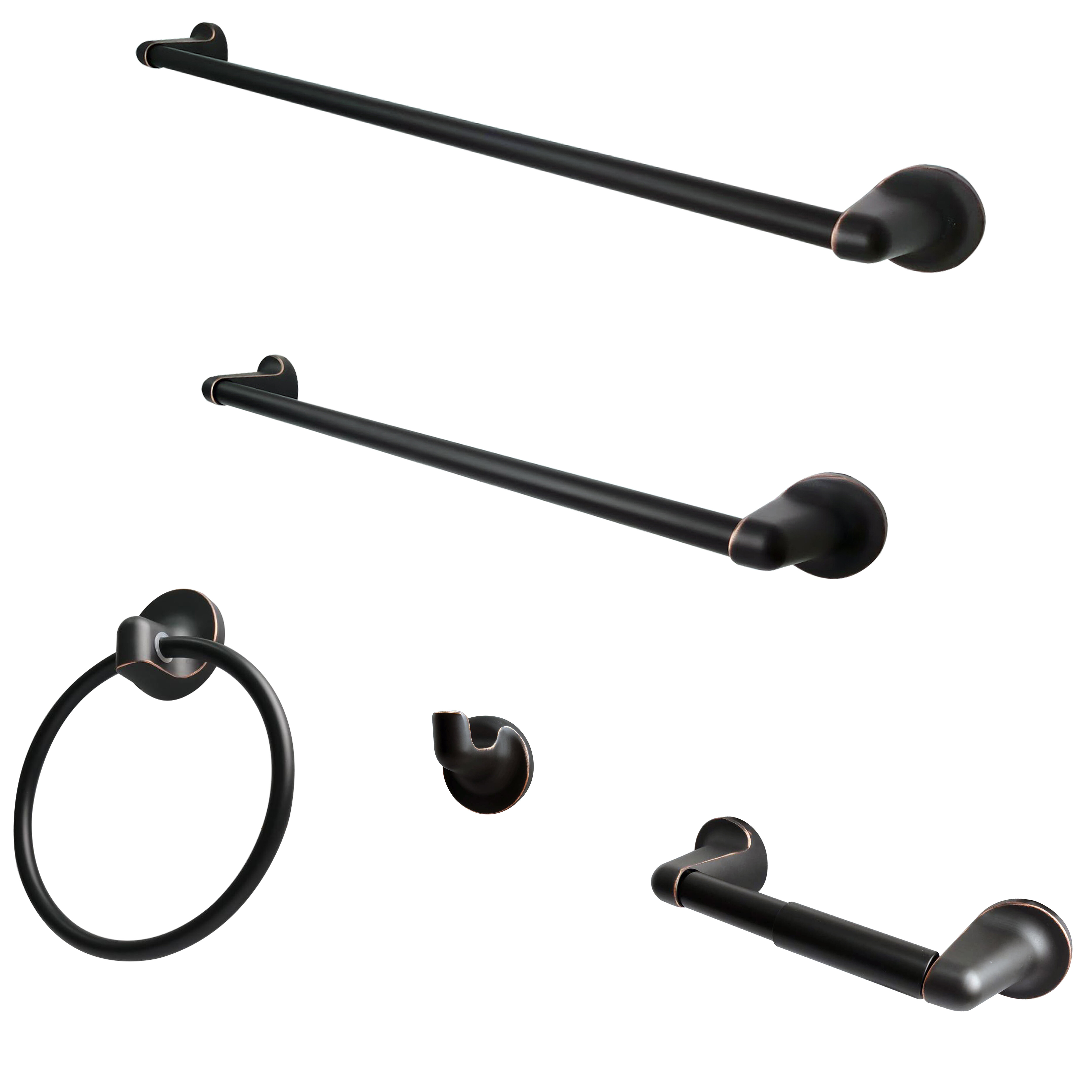 Black Oil Rubbed Bronze Bathroom Accessories Set Bath Hardware Towel Bar  S015