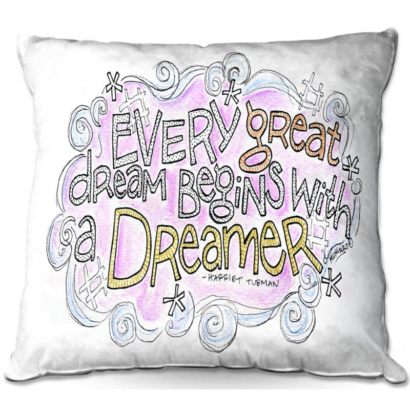  Coussin Couch Every Great Dream, 20 po x 20 po