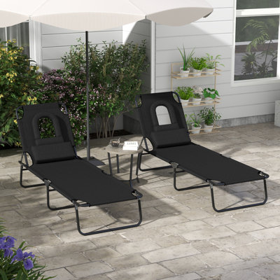Oritse 187cm Long Double Sun Lounger