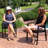 Beam Plastic Outdoor Stacking Dining Armchair-248112198-93289205