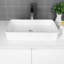 Lavabo vasque rond en céramique blanche de 13 po et lavabo vasque de salle de bain moderne en porcelaine 5 po-125359683-51953894