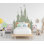 Tête de lit autocollant Big Castle, autocollant mural Boho, autocollant de tête de lit, autocollant de tête de lit, autocollant mural arche, chambre de bébé 857RS