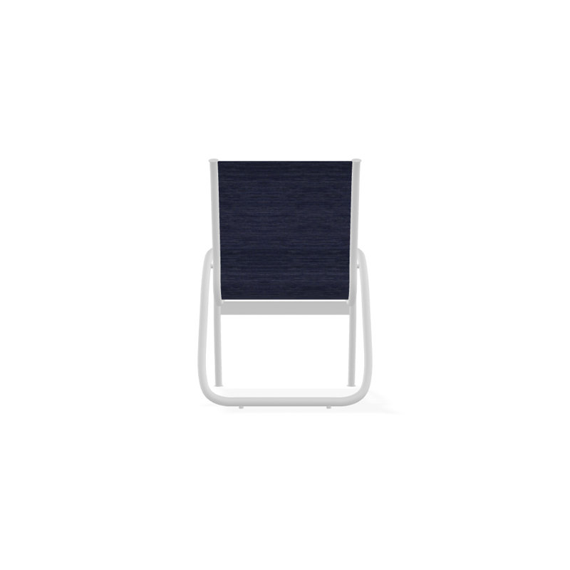 Fauteuil de patio Gardenella, Blanc texturé, Collectionnez l'indigo