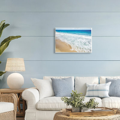 Plaque murale Rugged Shoreline Waves, design par Seven Trees Design