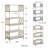 Ella 5 Shelf Bookcase