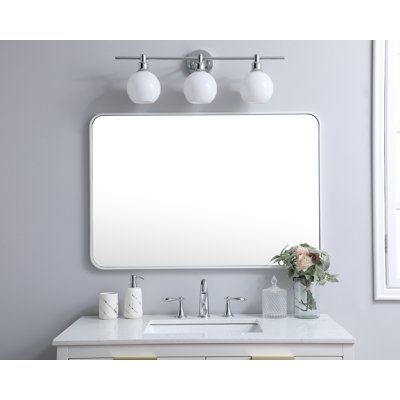 Sabine Metal Rounded Rectangle Wall Mirror