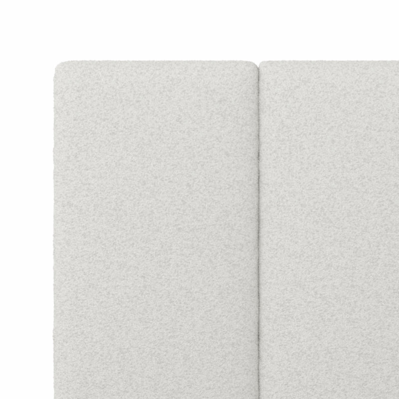 Boucle Upholstered Panel Headboard, Oversized King