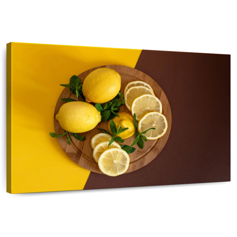 Yarlin Lemon Fruit Board, 34" H x 51" W