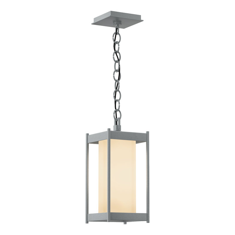 Luminaire d'extérieur Cela Cela, Verre opale, H 60 po x l 6,2 po x P 6,2 po, Acier bruni côtier