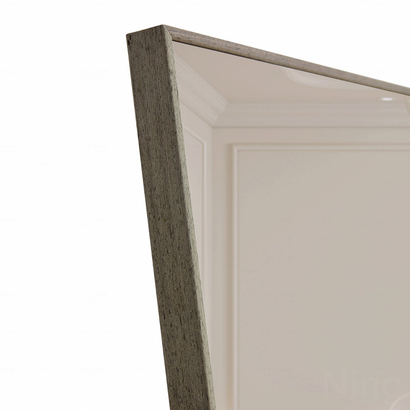 Miroir pleine grandeur 3ème génération en bois massif gris