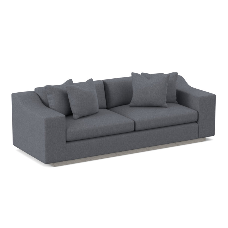 Canapé Barrett, Bisque, 100 % polyester port Elise