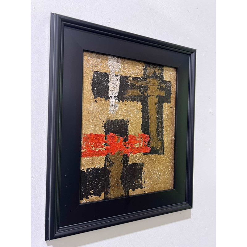 Protagonisme n ° 2 - Peinture abstraite à technique mixte par J. Kent Martin